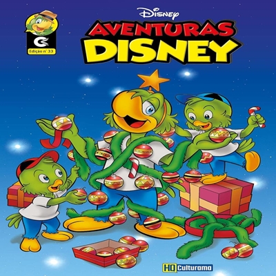 Livro Gibi - Disney - Aventuras Disney - Ed 33 (MP)