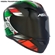 Capacete Asx City Preto Vermelho Verde 60 (MP)