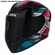 Capacete Asx City Preto Turquesa Rosa 60 (MP)