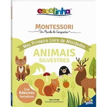 Livro Montessori - Meu Primeiro Livro De Atividades - Animais Silvestres (MP)