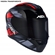 Capacete Asx City Preto Vermelho Cinza 58 (MP)