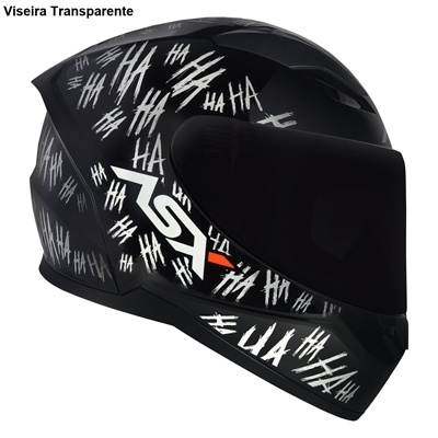 Capacete Asx City Preto E Branco 62 (MP)