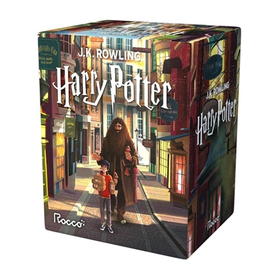 Livro Box - Harry Potter - Edição Pottermore + 7 Livros Com Adesivos (MP)