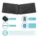 Teclado Targus Sem Fio Bluetooth Dobrável Ergonômico Preto (MP)