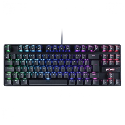 Teclado Gamer Pcyes Mecânico Tkl Neron RGB Preto (MP)