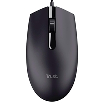 Mouse Trust com Fio Basi Preto T24271 (MP)