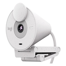 Webcam Logitech Brio 300 Full Hd 1080p 960-001440 Branco (MP)