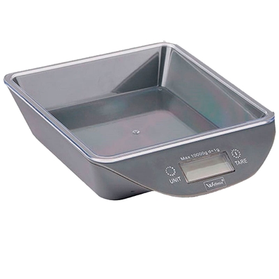 Balança Wellmix De Cozinha Digital Quadrada Tigela Plástico 10kg (MP)