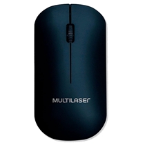 Mouse Sem Fio Multilaser 2.4ghz Mo307 Preto 1200dpi (MP)