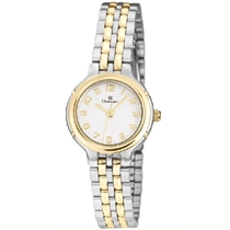 Relógio Feminino Champion CN25387B Analógico Pulseira de Aço Prata e Dourado