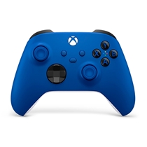 CONTROLE MICROSOFT XBOX SEM FIO SHOCK BLUE QAU-00079 AZUL