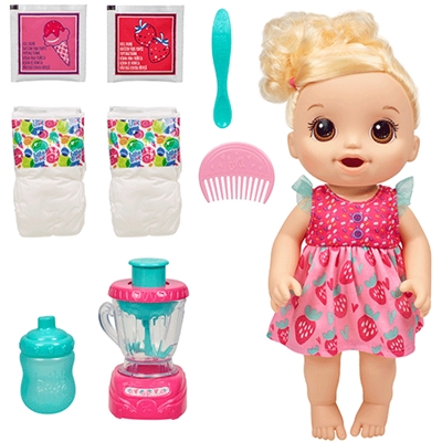 BONECA HASBRO BABY ALIVE MISTURINHA VITAMINA DE DIVERSÃO E6943