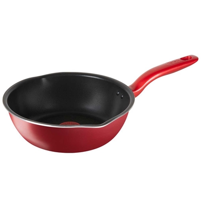 FRIGIDEIRA WOK TEFAL CHEF 28CM L3U1BKC11 VERMELHO