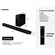 SOUNDBAR SAMSUNG HW-Q800D, COM 5.1.2 CANAIS, WIRELESS DOLBY ATMOS PRETO