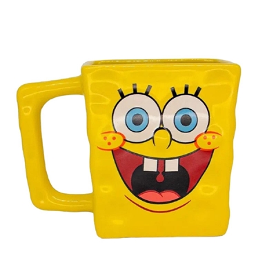 Caneca Zonacriativa 3D 450ml Bob Esponja 25015 (MP)