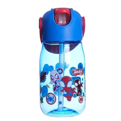 Garrafa Zonacriativa Flip Infantil 400ml Homem Aranha 2888 (MP)