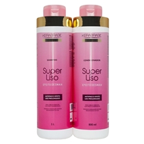 Kit Shampoo 1L + Condicionador 800ml Kerabrasil Super Liso (MP)