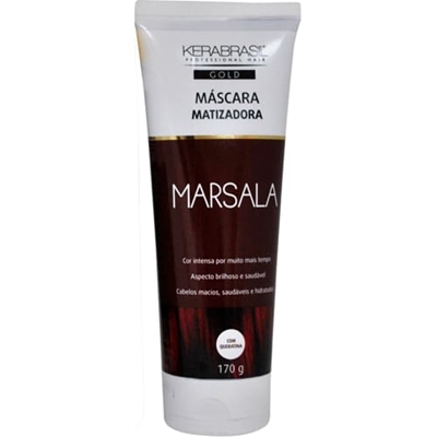 Máscara Kerabrasil Gold Matizadora Marsala 170g (MP)