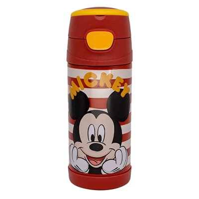 Garrafa Térmica Infantil Zonacriativa Top Handle Mickey Aço Inox 350ml (MP)