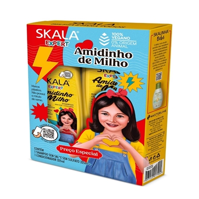 Kit Shampoo E Condicionador Skala Amidinho De Milho 325ml (MP)