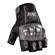 Luva Para Motoqueiro X11 Blackout 2 1/2 Dedo Masculina Preto GG (MP)