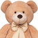 Urso Charles Gigante Buba Caramelo 97x73x90cm (MP)