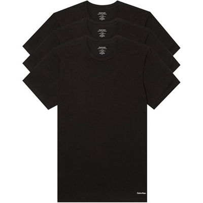 Conjunto de Camisetas Calvin Klein 3 peças Preta M (BI)