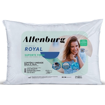 Travesseiro Royal Altenburg 50x70cm Branco (MP)