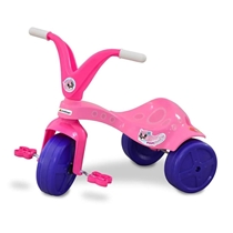 Triciclo Pink Pantera Xalingo 57 Cm Rosa Suporta Até 23kg (MP)