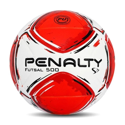 Bola De Futsal Penalty S11 R2 XXIV Branco E Vermelho (MP)