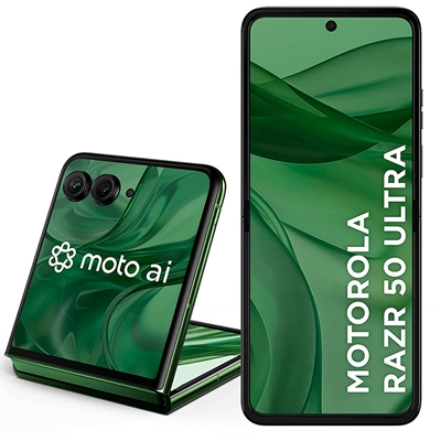 Smartphone Motorola Razr 50 Ultra Verde 512GB Tela Dobrável 6.9 Câmera 50MP 12 + 12GB RAM Boost