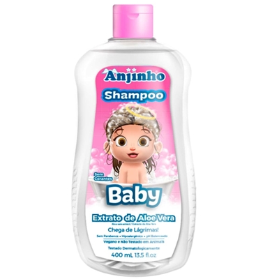 Shampoo Anjinho Baby Rosa 400ml (MP)