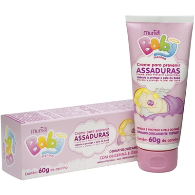 Creme Preventivo De Assadura Muriel Baby Menina 60g (MP)