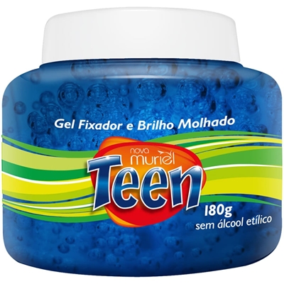 Gel Muriel Teen Molhado Azul 180g (MP)