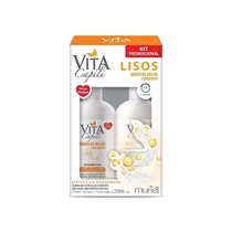 Kit Shampoo E Condicionador Vita Capili Lisos Amido De Milho E Queratina 310ml (MP)