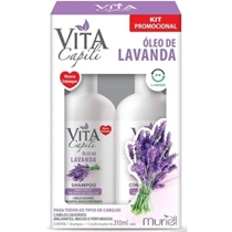 Kit Shampoo E Condicionador Vita Capili Óleo De Lavanda 310ml (MP)