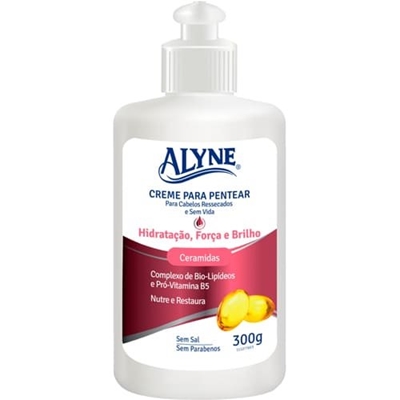 Creme Para Pentear Alyne Hidratação Força E Brilho Ceramidas 300g (MP)