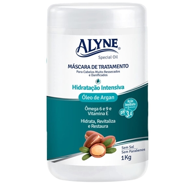 Máscara De Tratamento Alyne Hidratação Intensiva 1kg (MP)