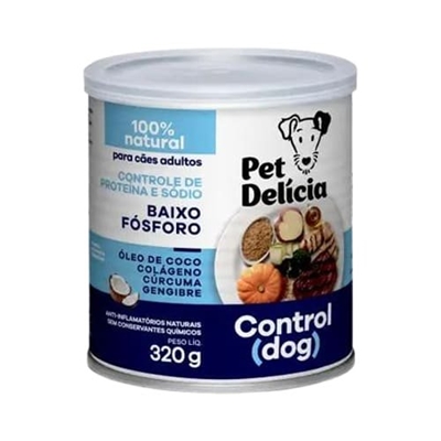 Ração Úmida Pet Delícia Cães Control 320g (MP)