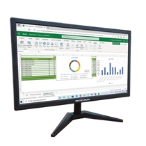 Monitor LED Rhadium 19.5 Wide Rha-lcd-0001 Preto (MP)