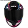 Capacete Asx Draken Marianny Brilho Preto 58 (MP)