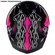 Capacete Asx Draken Bull Cyber Brilho Preto E Rosa 58 (MP)