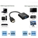 Adaptador HDMI Argom Macho Para Vga Fêmea Arg-Cb-0055 Preto (MP)