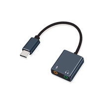 Adaptador USB-C Argom Para P2 Fone+mic Arg-Cb-0066 Preto (MP)