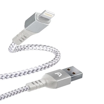 Cabo USB Argom Para Lightning 1.8m Dura Form Nylon Arg-Cb-0023wt Branco (MP)