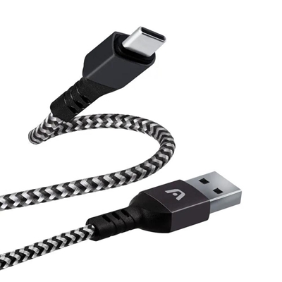 Cabo USB Argom Para USB-C 1.8m Dura Form Nylon Arg-Cb-0025bk Preto (MP)