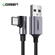 Cabo USB Ugreen Para USB-C 90° 1.0m Nylon Us284 Preto (MP)