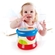 Brinquedo Infantil Hape Tambor Musical Baby Drum Xalingo (MP)