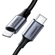 Cabo USB-C Ugreen Para Lightning 1.0m Us304 Alumínio Preto (MP)