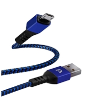 Cabo USB Argom Para MicroUSB 1.8m Dura Form Nylon Arg-Cb-0021bl Azul (MP)